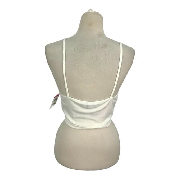 Noisy May Adele Crop Camisole White Size XL NWOT $29 MSRP - Picture 8 of 8